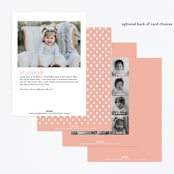 "Time to party!" - Children's Birthday Party Invitations in Peach by Karidy Walker - Back of Card Options