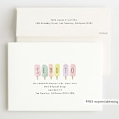 "sweet fun in the sun" - Children's Birthday Party Invitations in Rainbow by Karidy Walker - FREE Recipient Addressing