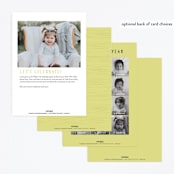 "Animal Party" - Children's Birthday Party Invitations in Frost by Grace Kreinbrink - Back of Card Options