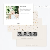 "usual" - Children's Birthday Party Invitations in Snow by Jd Ptlo - Back of Card Options