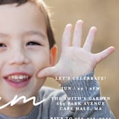 "usual" - Children's Birthday Party Invitations in Snow by Jd Ptlo - Detail
