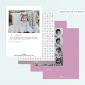 "Coolest Penguin" - Children's Birthday Party Invitations in Orchid by Elska Studio - Back of Card Options