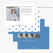 "It's my party" - Children's Birthday Party Invitations in Denim by Sara Hicks Malone - Back of Card Options