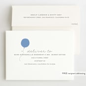 "It's my party" - Children's Birthday Party Invitations in Denim by Sara Hicks Malone - FREE Recipient Addressing