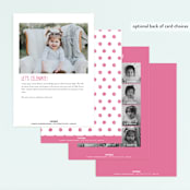 "Teepee Party" - Children's Birthday Party Invitations in Petal by Sara Berrenson - Back of Card Options