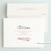 "Teepee Party" - Children's Birthday Party Invitations in Petal by Sara Berrenson - FREE Recipient Addressing