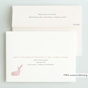 "Some Bunny" - Children's Birthday Party Invitations in Peony by Julie Murray - FREE Recipient Addressing