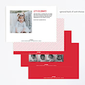 "Cardboard Box" - Children's Birthday Party Invitations in Watermelon by Lehan Veenker - Back of Card Options