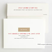 "Cardboard Box" - Children's Birthday Party Invitations in Watermelon by Lehan Veenker - FREE Recipient Addressing