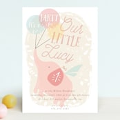 "Elephant Fairy" - Children's Birthday Party Invitations in Taffy by Hannah Williams - Front