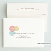 "Elephant Fairy" - Children's Birthday Party Invitations in Taffy by Hannah Williams - FREE Recipient Addressing