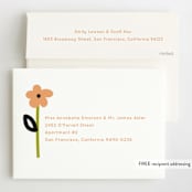 "Flower Cake" - Children's Birthday Party Invitations in Lime by Baumbirdy - FREE Recipient Addressing