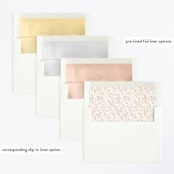 "floral five" - Children's Birthday Party Invitations in Petal by Anastasia Makarova - Envelope Liner Options