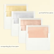 "Little Bear" - Children's Birthday Party Invitations in Peach by Just Eleanor - Envelope Liner Options