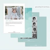 "ready, set, jet!" - Children's Birthday Party Invitations in Teal by Susan Asbill - Back of Card Options