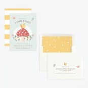 "Summer Soiree" - Children's Birthday Party Invitations in Cornflower by Joanna Griffin - Assembled