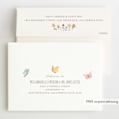 "Summer Soiree" - Children's Birthday Party Invitations in Cornflower by Joanna Griffin - FREE Recipient Addressing