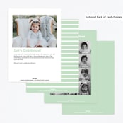 "tartletta" - Children's Birthday Party Invitations in Mint by chocomocacino - Back of Card Options