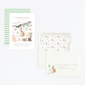 "tartletta" - Children's Birthday Party Invitations in Mint by chocomocacino - Assembled