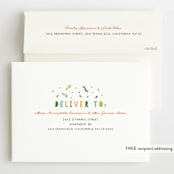 "Toucan" - Children's Birthday Party Invitations in Sorbet by Jen Banks - FREE Recipient Addressing