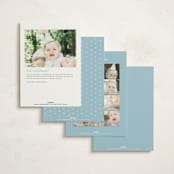 "Antique Teddy Bear" - Children's Birthday Party Invitations in Frost by Becky Nimoy - Back of Card Options