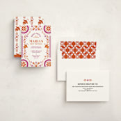 "Let's Fiesta" - Children's Birthday Party Invitations in Gumdrop by Eva Tadros - Assembled