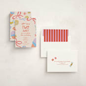 "Super Sweet" - Children's Birthday Party Invitations in Cookie by Lissabeth Anglin - Assembled