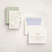 "Locally Grown Sketch" - Children's Birthday Party Invitations in Meadow by Jenna Holcomb - Assembled