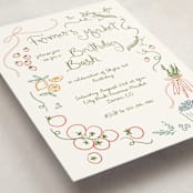 "Locally Grown Sketch" - Children's Birthday Party Invitations in Meadow by Jenna Holcomb - Detail