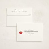 "Petit Pomodoro" - Children's Birthday Party Invitations in Lime by Jackie Crawford - FREE Recipient Addressing