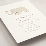 "bananella" - Children's Birthday Party Invitations in Sugar by chocomocacino - Detail