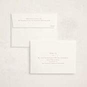 "Fframed Bow" - Children's Birthday Party Invitations in Blush by Baumbirdy - FREE Recipient Addressing