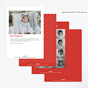 "Greatest Adventure" - Children's Birthday Party Invitations in Signal Red by Jennifer Wick - Back of Card Options