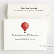 "Greatest Adventure" - Children's Birthday Party Invitations in Signal Red by Jennifer Wick - FREE Recipient Addressing
