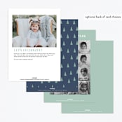 "Into The Woods!" - Children's Birthday Party Invitations in Frosted Lake by Karidy Walker - Back of Card Options