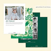 "Bow and Arrow" - Children's Birthday Party Invitations in Evergreen by Alethea and Ruth - Back of Card Options