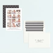 "Year in My Life" - Children's Birthday Party Invitations in Cotton by Robin Ott - Assembled