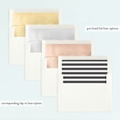 "Year in My Life" - Children's Birthday Party Invitations in Cotton by Robin Ott - Envelope Liner Options