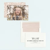 "Penciled Flowers" - Children's Birthday Party Invitations in Cloud by Alethea and Ruth - Assembled