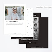 "Calling All Superheroes" - Children's Birthday Party Invitations in Captain by Maggie Maeve - Back of Card Options