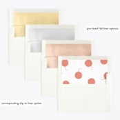 "Ollie Elephant" - Children's Birthday Party Invitations in Coral by Phrosné Barwood - Envelope Liner Options