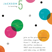 "Colorful Confetti" - Children's Birthday Party Invitations in Funfetti by Robert and Stella - Detail
