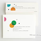 "Colorful Confetti" - Children's Birthday Party Invitations in Funfetti by Robert and Stella - FREE Recipient Addressing