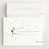 "Roll on Over" - Children's Birthday Party Invitations in Cupcake by Shiny Penny Studio - FREE Recipient Addressing