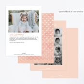 "Frosting" - Children's Birthday Party Invitations in Cotton Candy by Sarah Brown - Back of Card Options