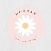 "lei" - Children's Birthday Party Stickers in Petal by chocomocacino - In Use