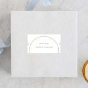 "Confirmation Arch" - Children's Birthday Party Stickers in Sugar by FRANI - Front