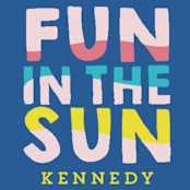 "Fun Sun" - Children's Birthday Party Stickers in Carribean by Baumbirdy - In Use