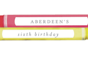 "Colorful Party" - Children's Birthday Party Stickers in Coral by heythird - In Use