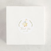 "Vintage goose" - Children's Birthday Party Stickers in Sky by Creo Study - In Use